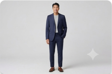 Menswear — try-on result